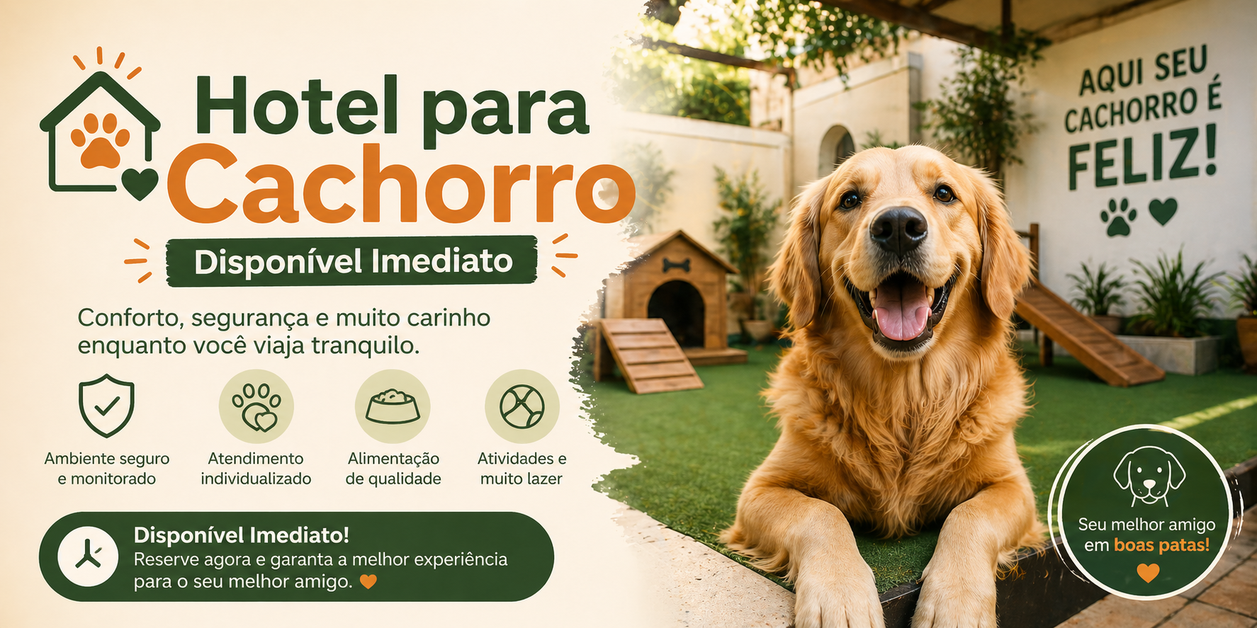 Hotel para Cachorro Disponível Imediato