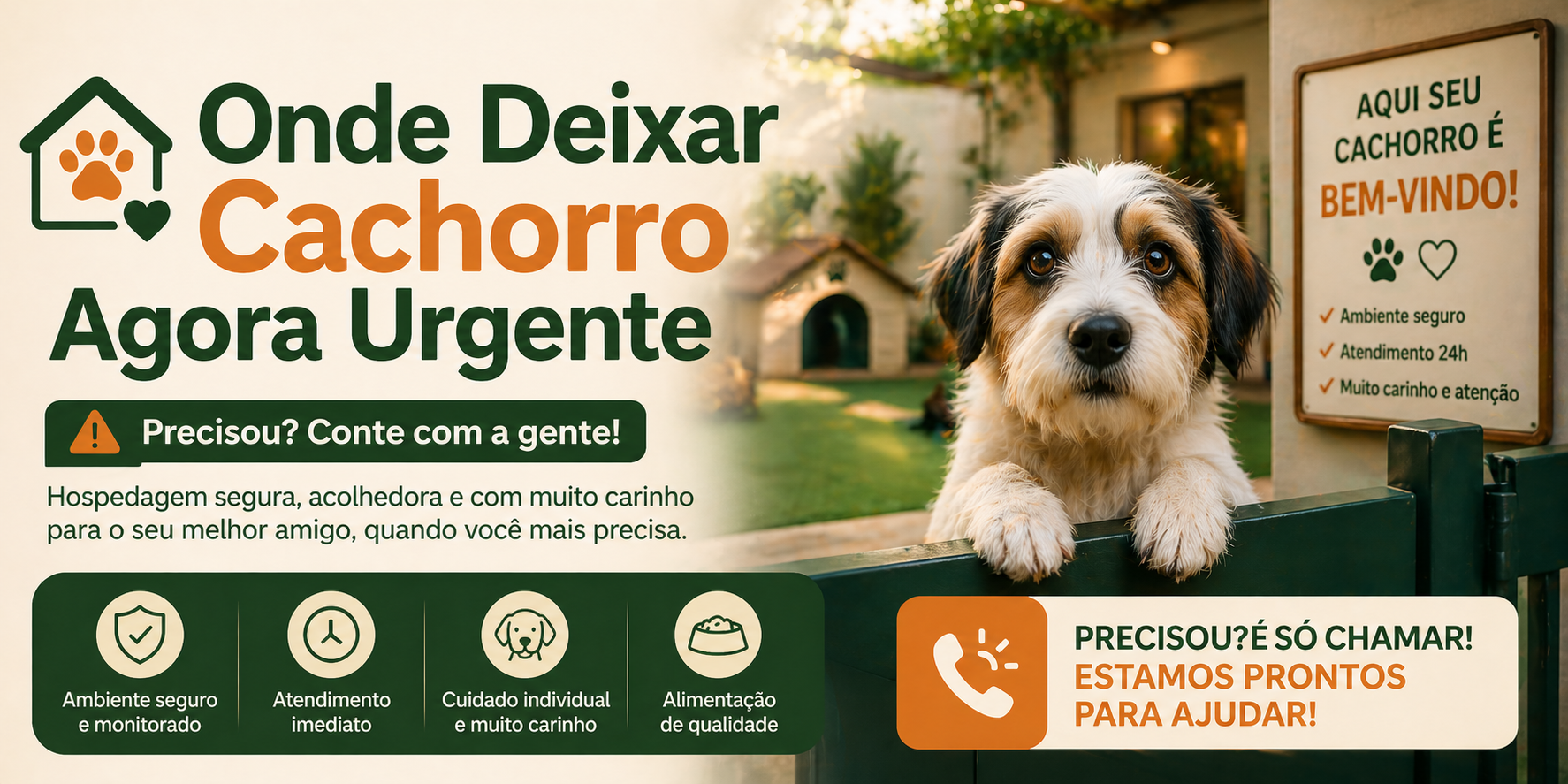 Onde Deixar Cachorro Agora Urgente