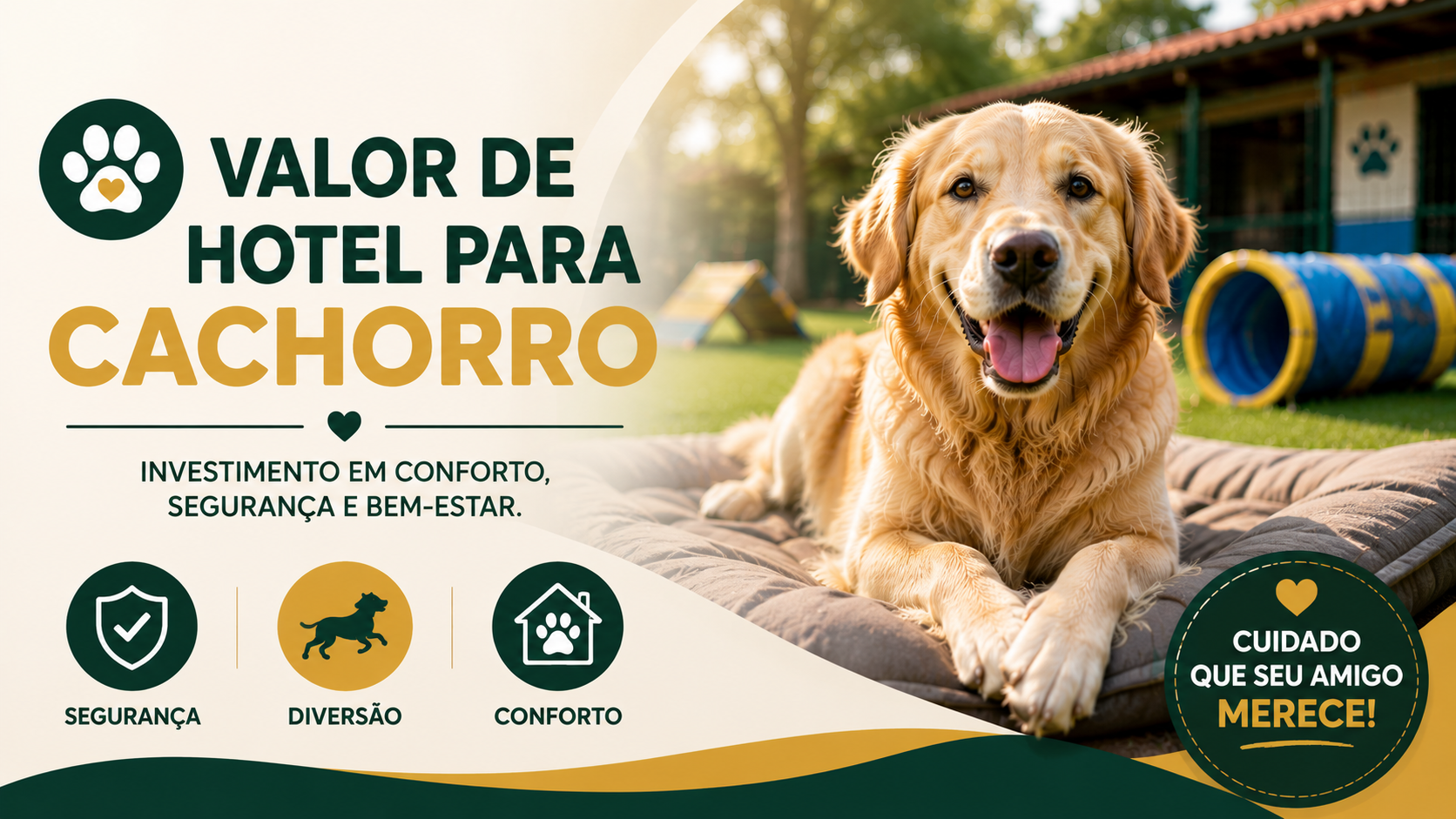 Valor de Hotel para Cachorro | Quanto Custa Hospedar um Pet com Segurança
