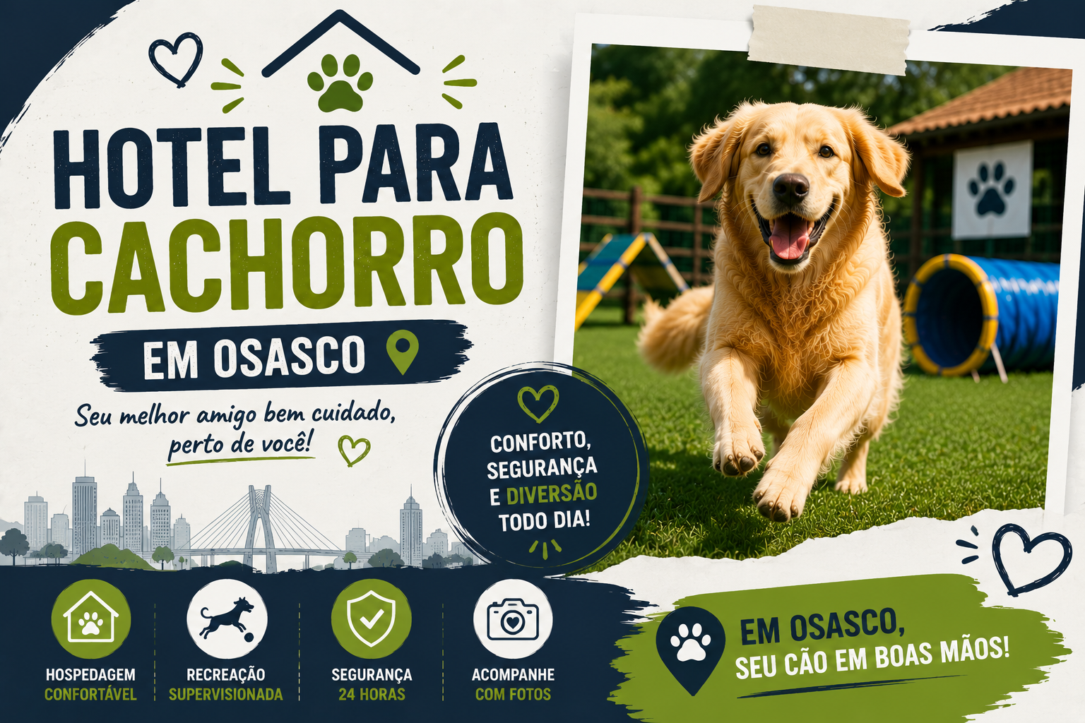 Hotel para Cachorro em Osasco | Hospedagem Segura com Recreação e Transporte